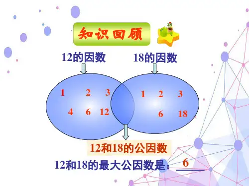 高中数学A版二 最大公因数与最小公倍数优秀课件