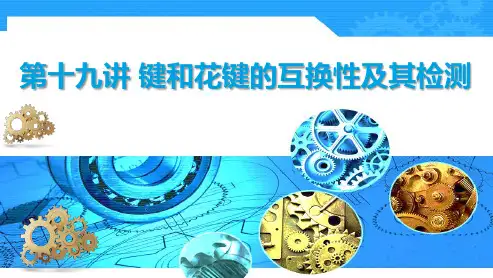 公差配合与测量技术 第19讲 键和花键的互换性及其检测