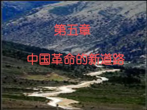 第五章 中国革命的新道路 优质课件