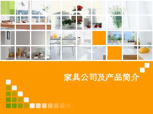 家具公司及产品简介