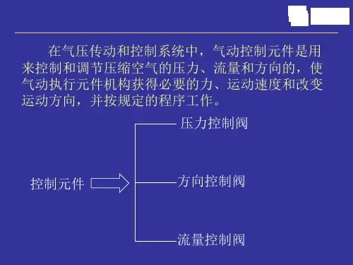 smc气动技术培训控制元件篇PPT课件