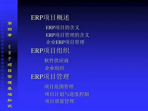 erp项目实施方法论(4)