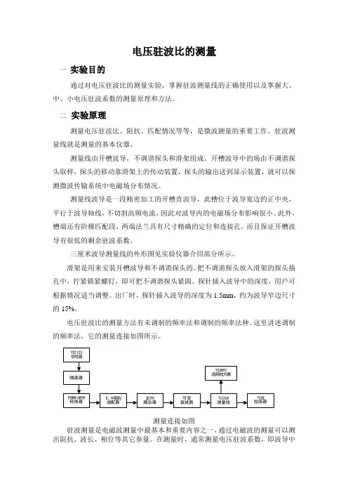 电压驻波比的测量