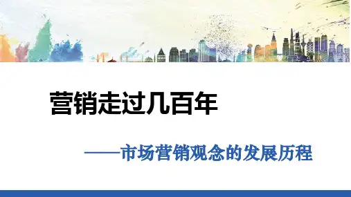 营销走过几百年——市场营销观念的发展历程