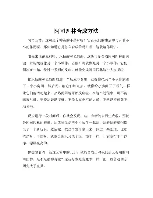 阿司匹林合成方法