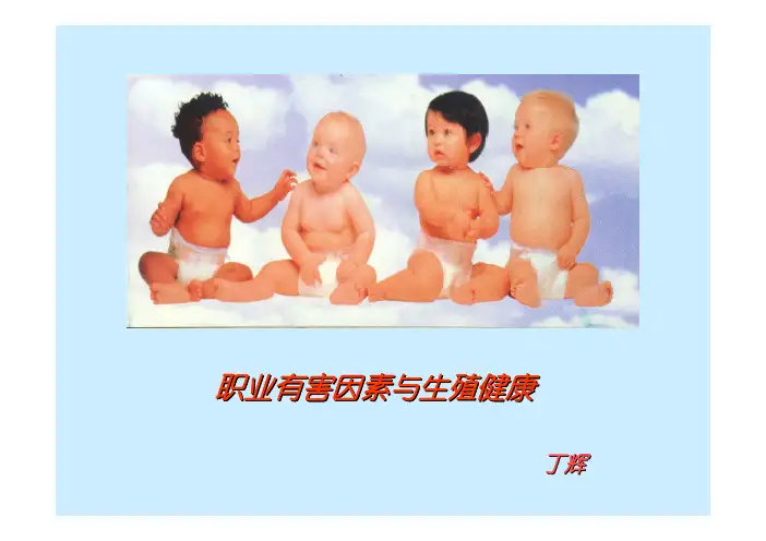下载PPT - 职业有害因素与生殖健康
