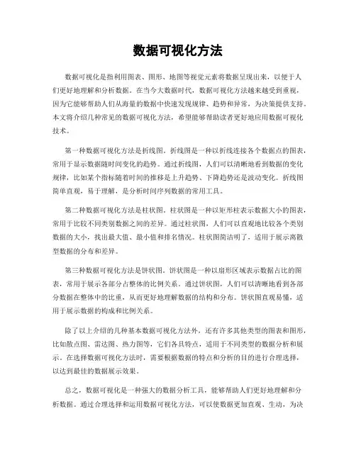 数据可视化方法
