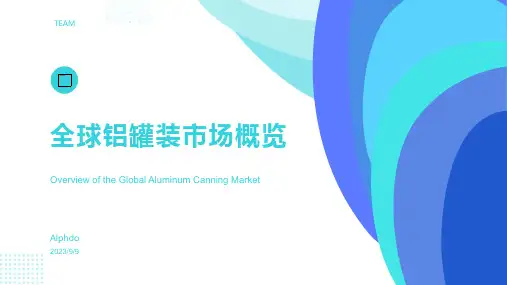 2023年近年来世界各国铝罐装市场进展情况介绍模板