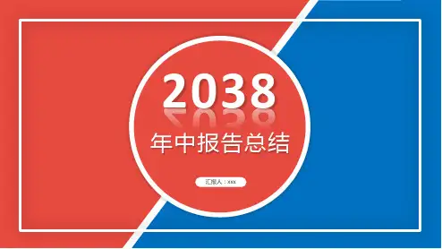 上半年工作总结PPT模板