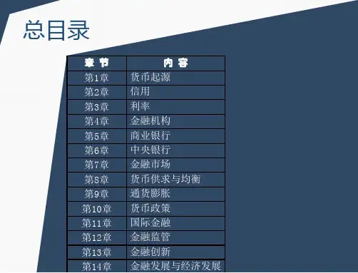13金融创新PPT50页