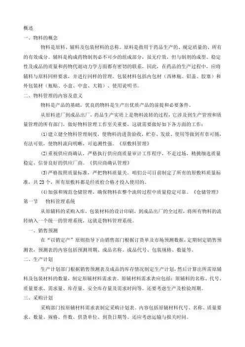 物料