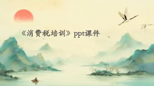 《消费税培训》课件