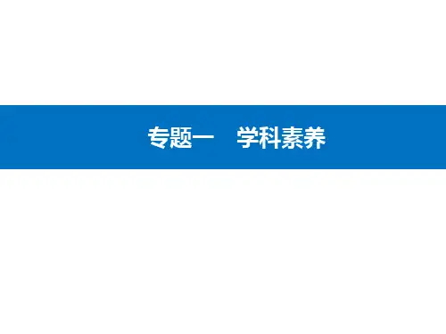 高中地理二轮复习专题一素养四地理实践力学生内在品质行动能力的重要表现课件2