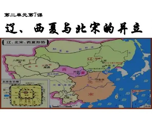 新人教版精品课件第7课辽、西夏与北宋的并立