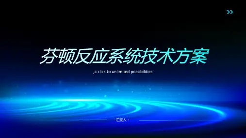 芬顿反应系统技术方案
