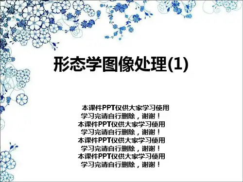形态学图像处理(1)