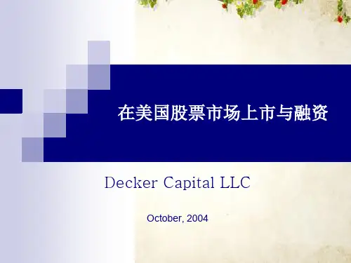 在美国股票市场上市与融资(ppt 37)