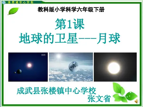 (六下)科学优秀课件 - 3.1地球的卫星-月球 教科版(18页)