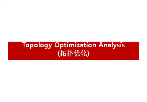 拓扑优化分析