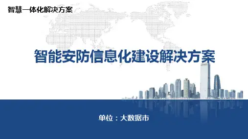智慧安防PPT 模板