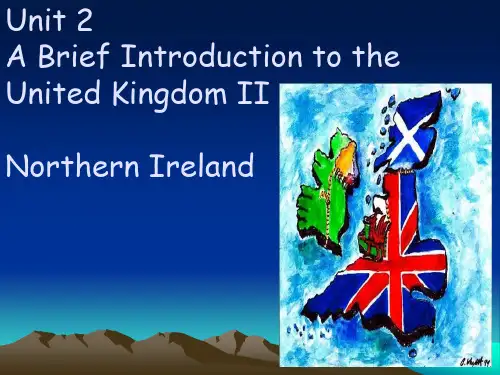 英语国家文化与社会文化入门Unit2 A Brief Introduction to the United Kingdom II