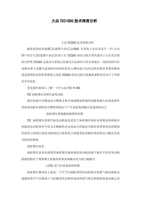 大众TSI DSG技术深度分析(可编辑)