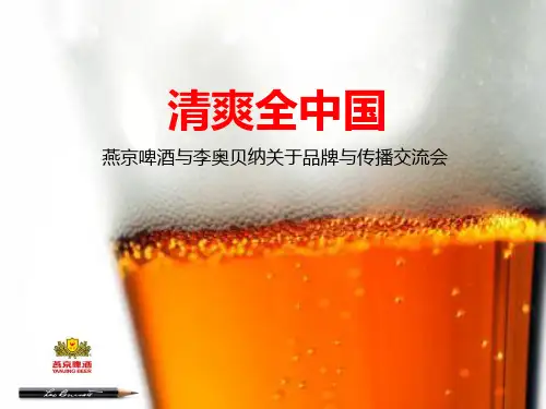 燕京啤酒品牌推广案例分析.ppt