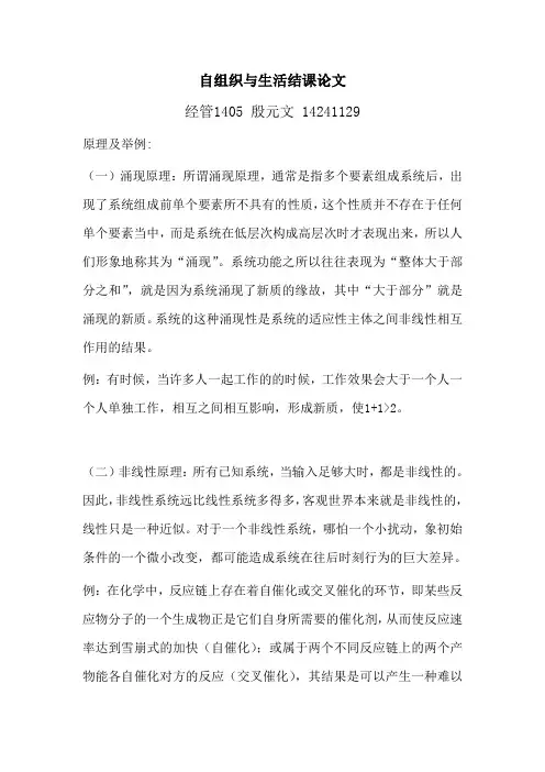 自组织原理