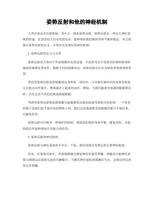 姿势反射和他的神经机制