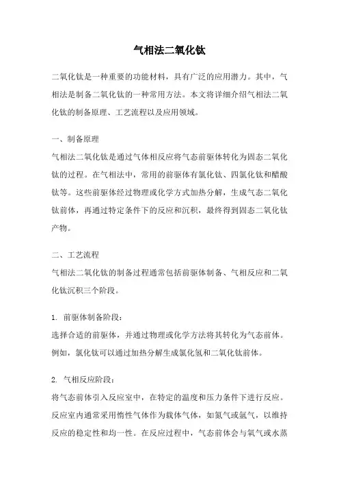 气相法二氧化钛