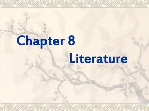 Chapter 8 Literature