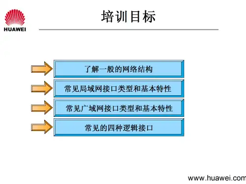 第三章+常见网络接口与线缆2.0