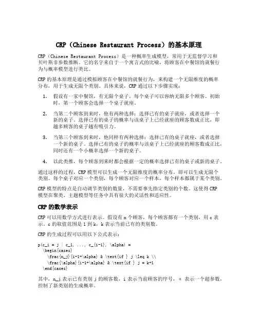 crp的原理