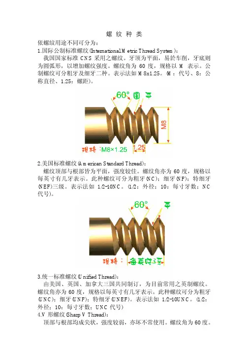 螺栓种类