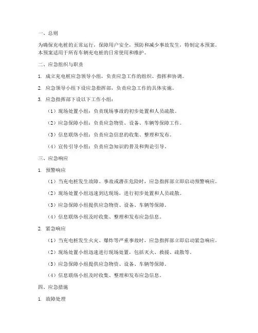 车辆充电桩应急预案