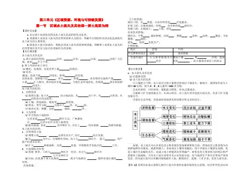 高中地理 区域水土流失及其治理 鲁教版必修3