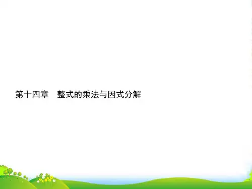 新人教版八年级数学上册《14.1.1同底数幂的乘法》课件