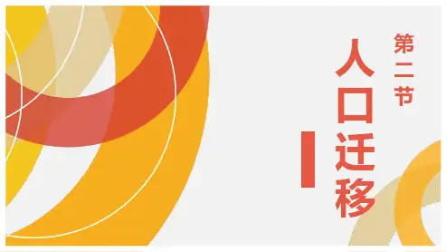 地理 《人口迁移 》PPT精品课件
