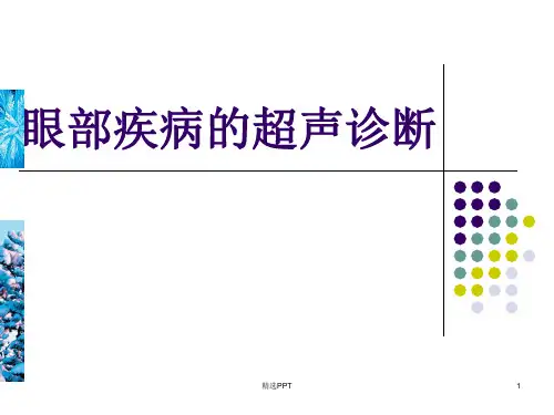 眼部疾病的超声诊断