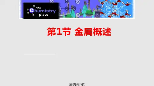 重要金属元素及其化合物PPT课件