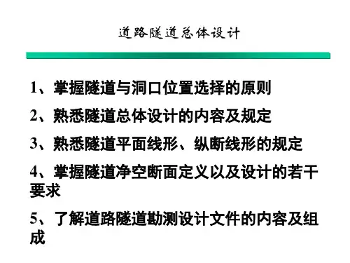 1[1].2道路隧道定位及洞口位置选择