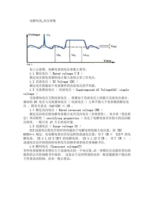电解电容_电压参数