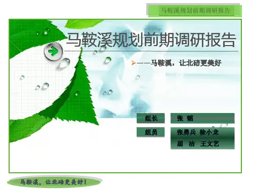 马鞍溪调研报告