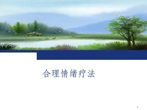 心理咨询合理情绪疗法ppt课件