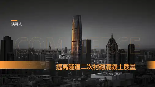 提高隧道二次衬砌混凝土质量