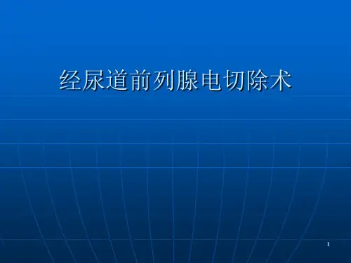 (推荐课件)经尿道前列腺电切除术PPT幻灯片