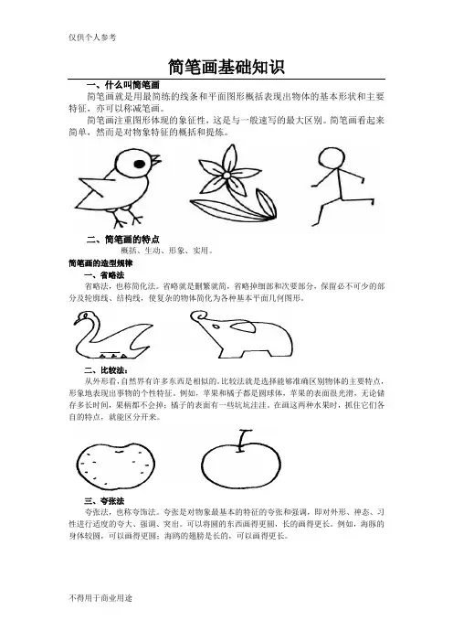 简笔画基础知识