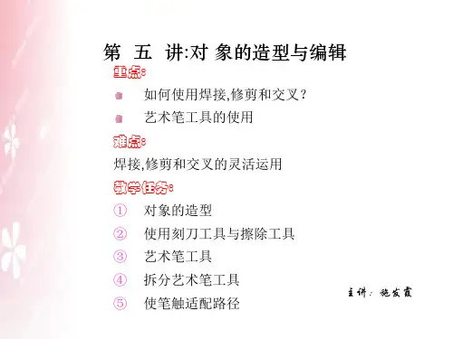 coreldraw课件第五讲 对象的变形,焊接,