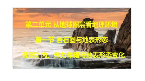 高中地理必修一精品课件  2.1.2内、外力作用与地表形态变化2