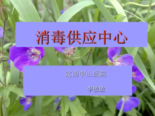 消毒供应中心24页PPT